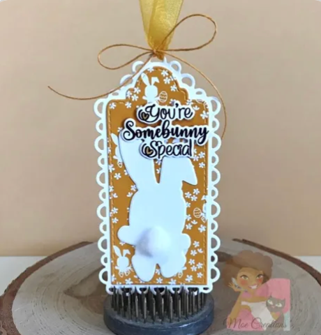 Pretty Scallop Tall Tag Dies
