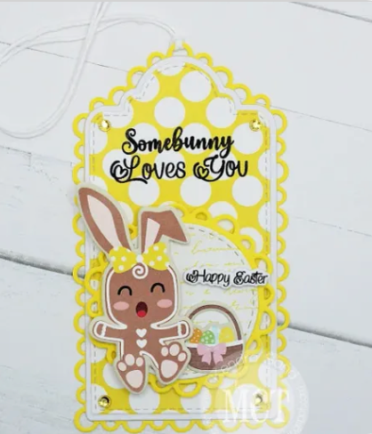 Pretty Scallop Tall Tag Dies