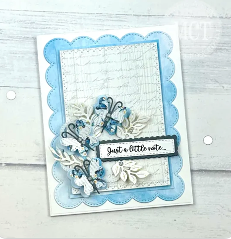 Butterfly Dies Plate