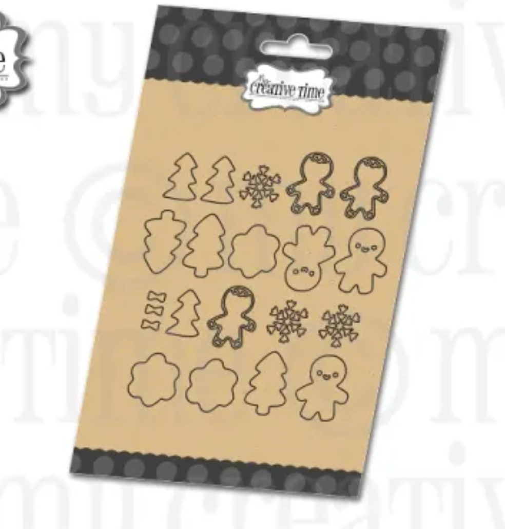 Gingerbread Cookies Plate Die