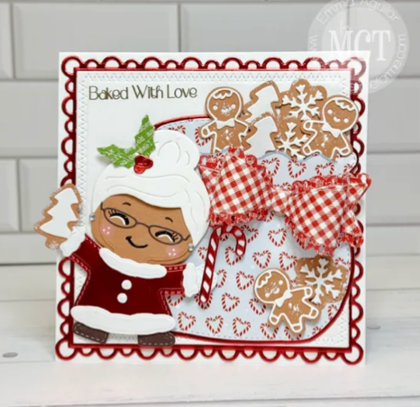 Gingerbread Cookies Plate Die