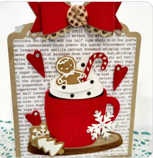 Gingerbread Cookies Plate Die