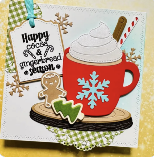 Gingerbread Cookies Plate Die