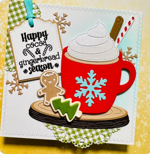 Gingerbread Cookies Plate Die