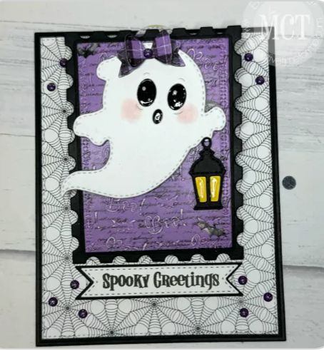 Traditional Halloween Enamel Glitter Dots