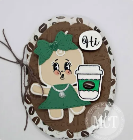 Coffee Bean Epoxy Stickers