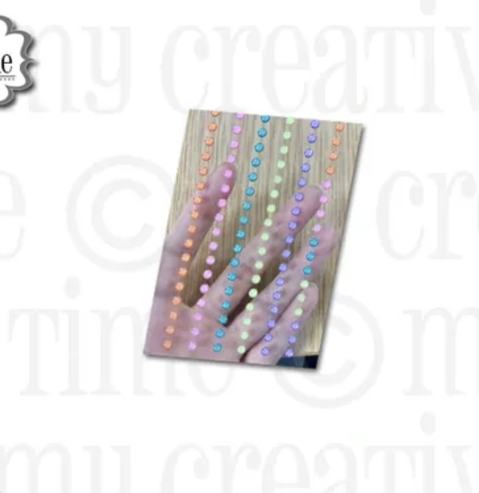 Bright Halloween Enamel Glitter Dots