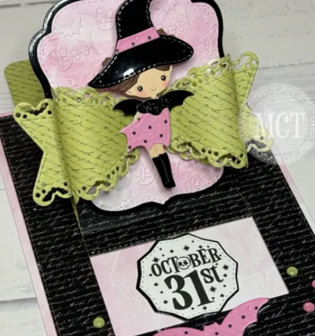 Boo Background Embossing Folder