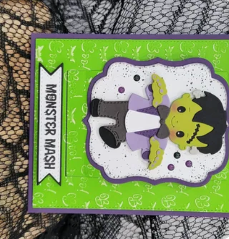 Boo Background Embossing Folder