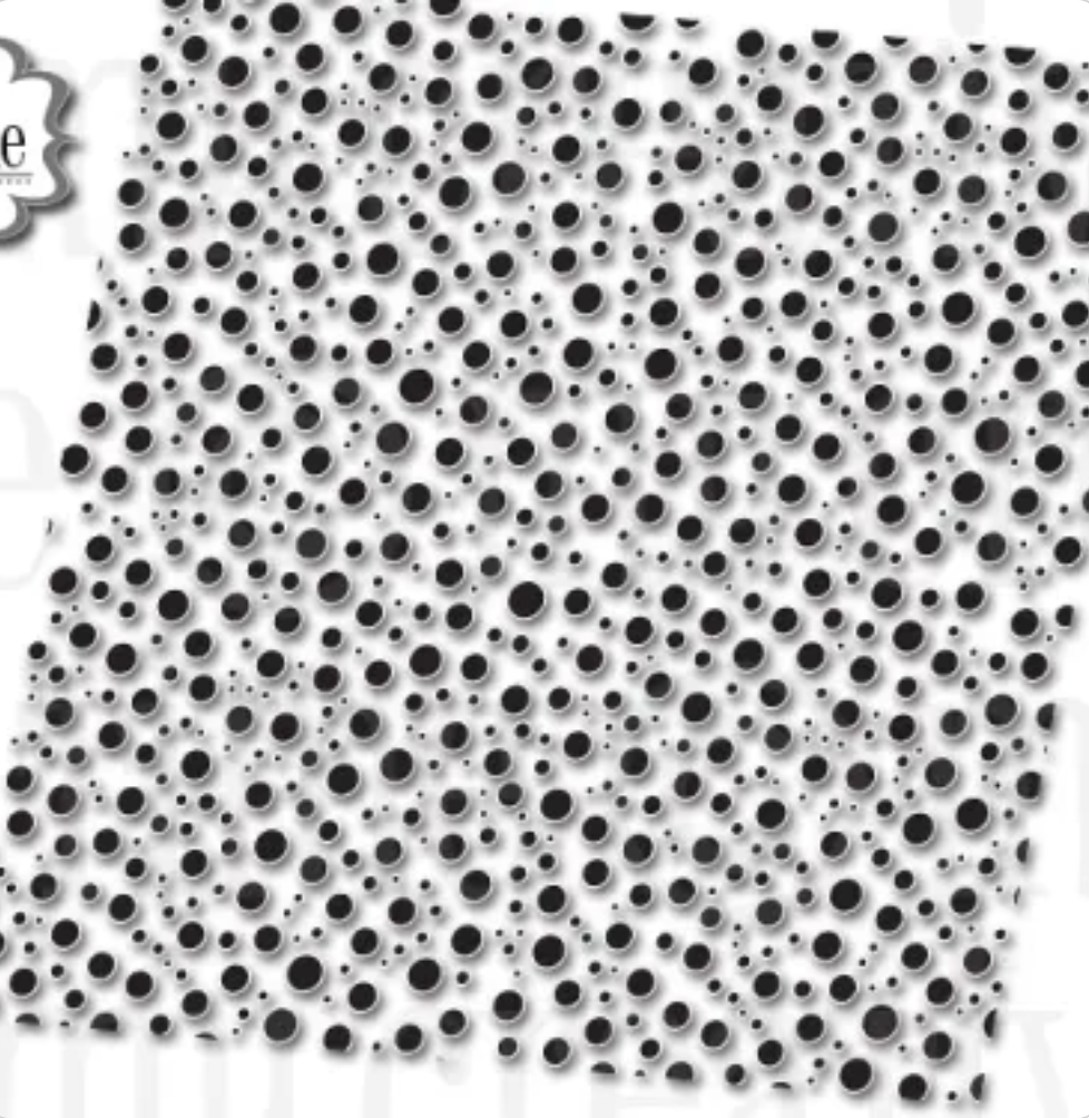 Scattered Dots Embossing Folder
