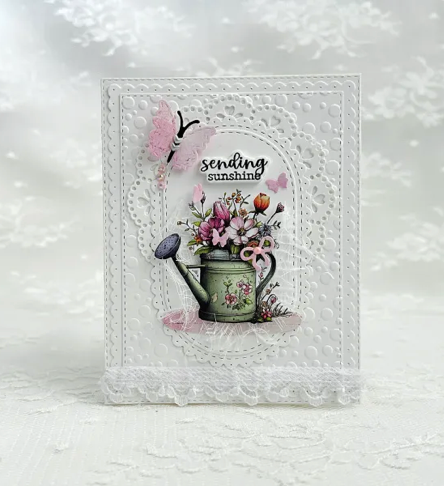 Scattered Dots Embossing Folder