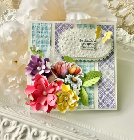 Scattered Dots Embossing Folder