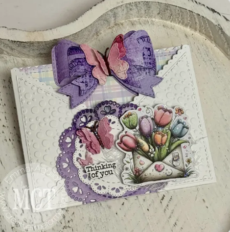 Scattered Dots Embossing Folder