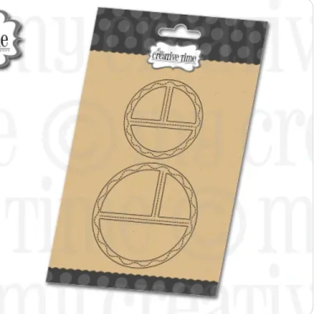 Circle Card Front Dies