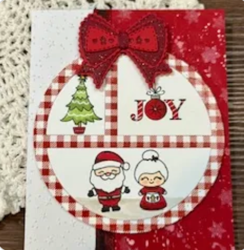 Circle Card Front Dies