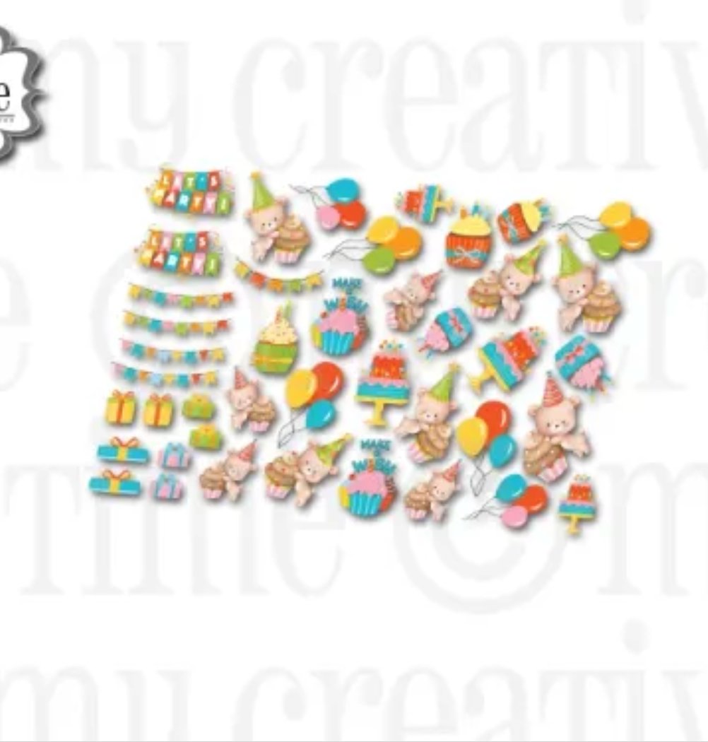Birthday Celebration Ephemera Pack