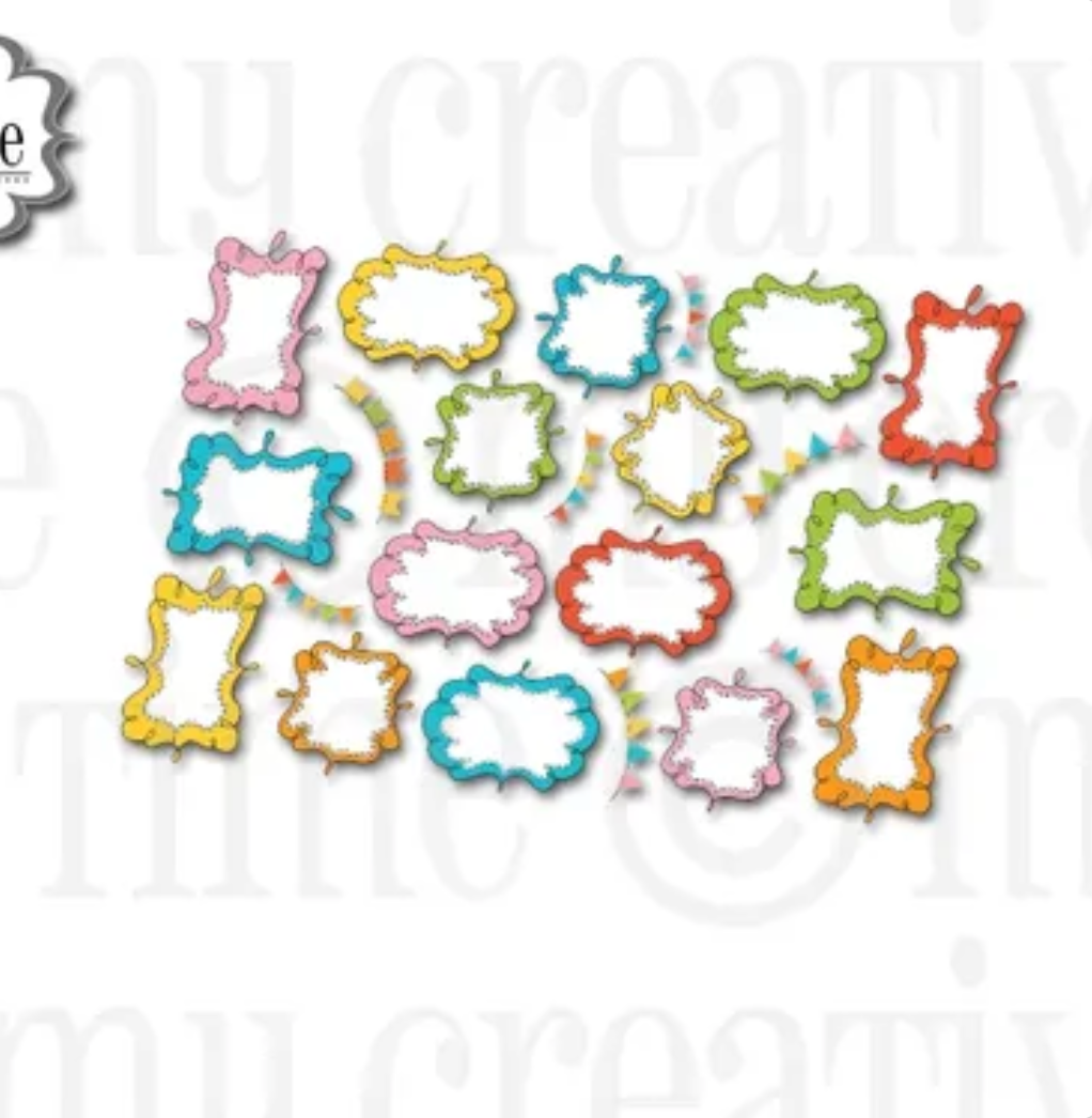 Loopy Tags & Banners Ephemera Pack