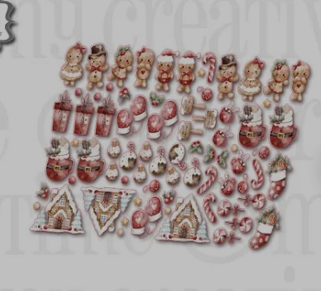 Christmas Gingers Ephemera Pack