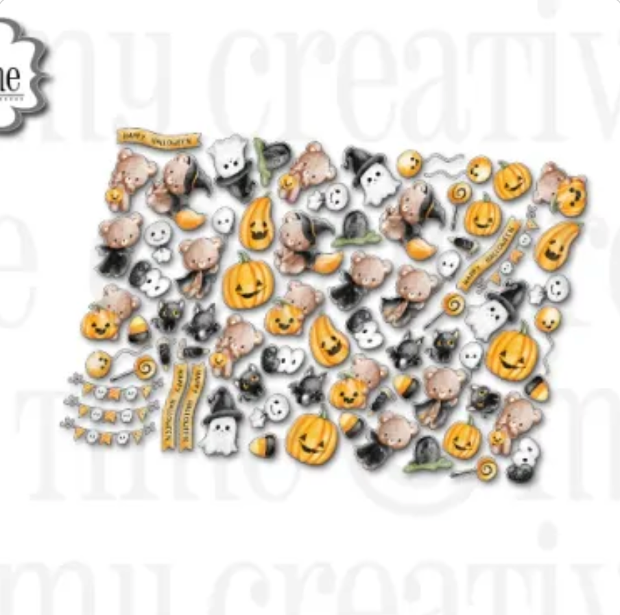 Spooky Bears Ephemera Pack