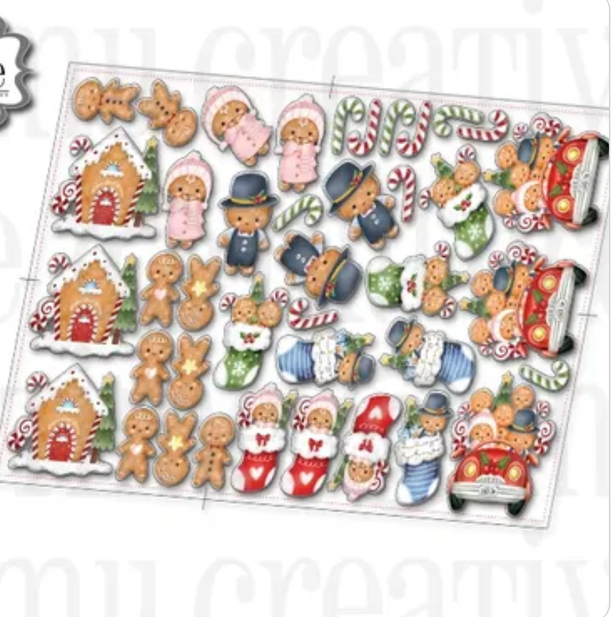 Festive Ginger Two Ephemera Pack