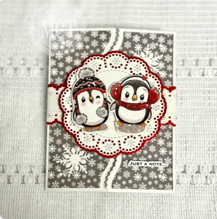 Merry & Bright Penguins Ephemera Pack