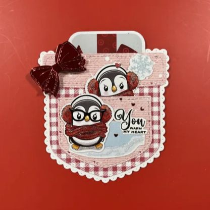 Merry & Bright Penguins Ephemera Pack