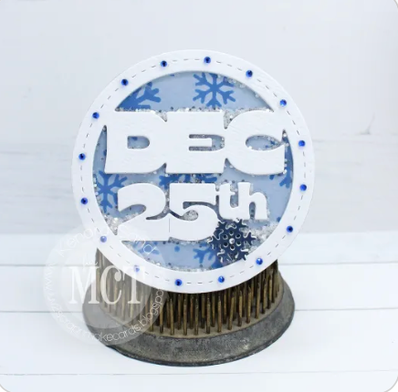 Clouds, Slopes, & Snowflake 6x6 Stencil