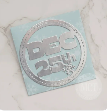 Clouds, Slopes, & Snowflake 6x6 Stencil