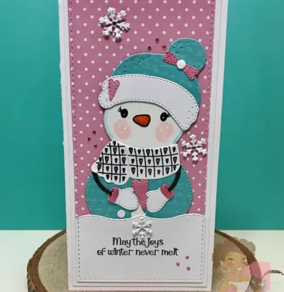 Miss Snowlady Stamps & Dies