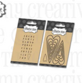 Prim Hearts & Alpha Stamps & Dies