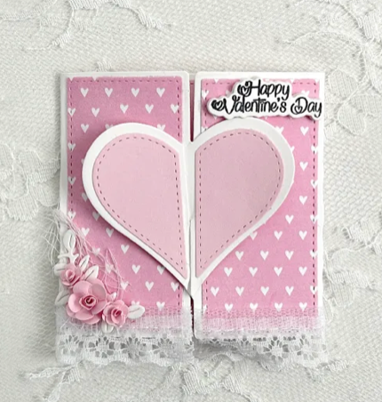 3x3 Heart Card Die