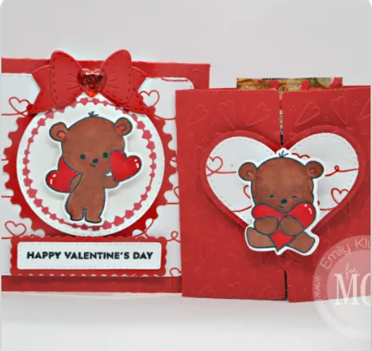 3x3 Heart Card Die