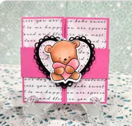 3x3 Heart Card Die