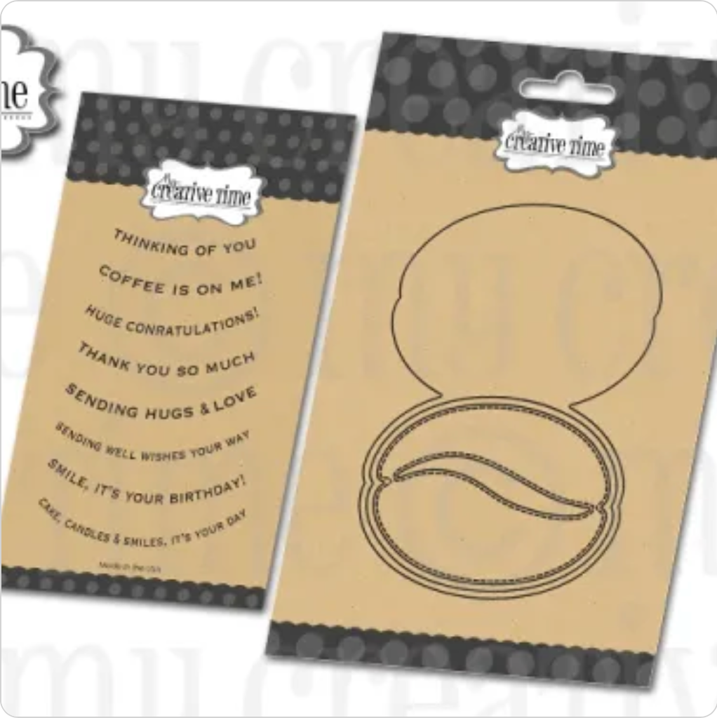 Coffee Bean Card Stamps & Dies