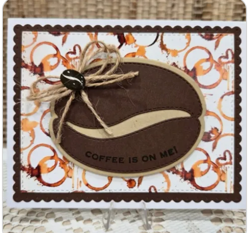 Coffee Bean Card Stamps & Dies