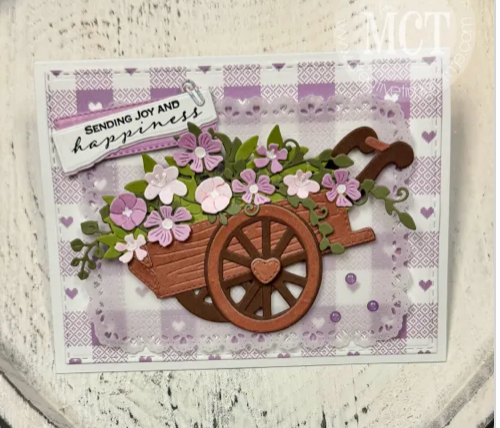 Flower Wagon Add-on Plate Die