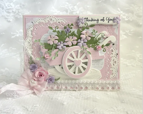 Flower Wagon Add-on Plate Die