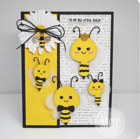 Cute Bumblebee Stamps & Dies