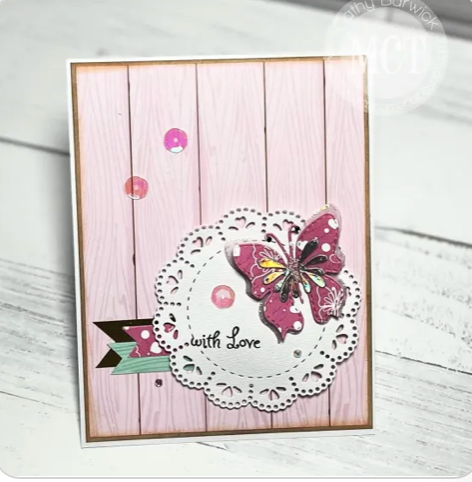 Pretty Butterfly Stamps & Dies
