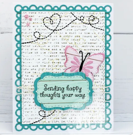 Pretty Butterfly Stamps & Dies