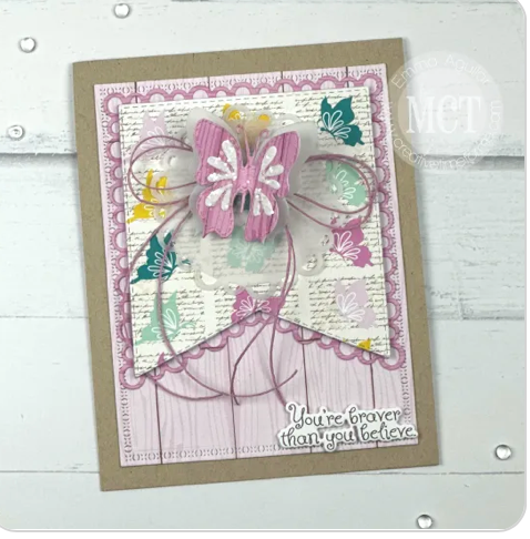 Pretty Butterfly Stamps & Dies