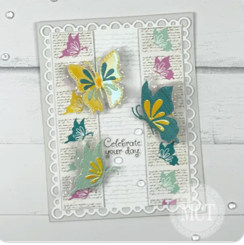 Pretty Butterfly Stamps & Dies