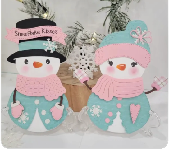 Mr. Snowman Stamps & Dies