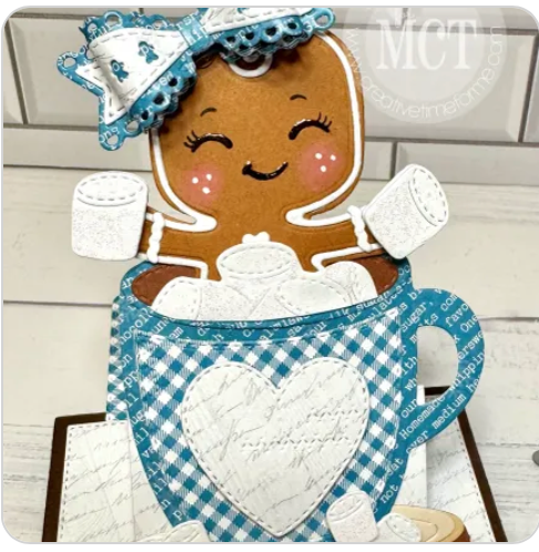 Sweet Gingerbread Person Die