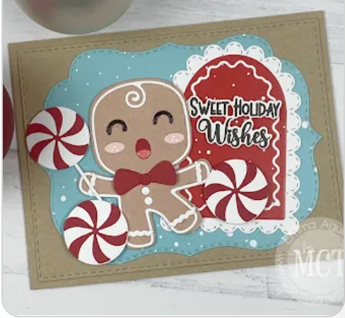 Sweet Gingerbread Person Die