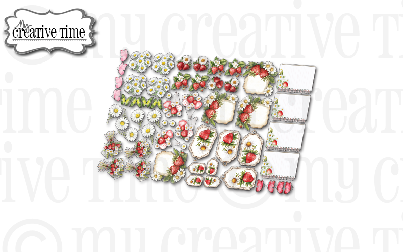 Strawberry Fairy Add-Ons Ephemera