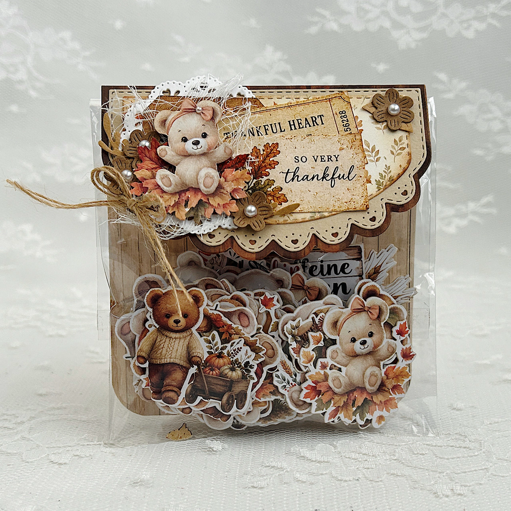 Fall Flowers Plate Die