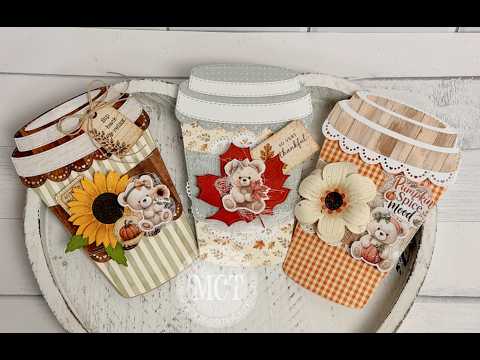 Fancy Coffee Gift Card Holder Die